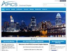 Tablet Screenshot of apics-cincy.org
